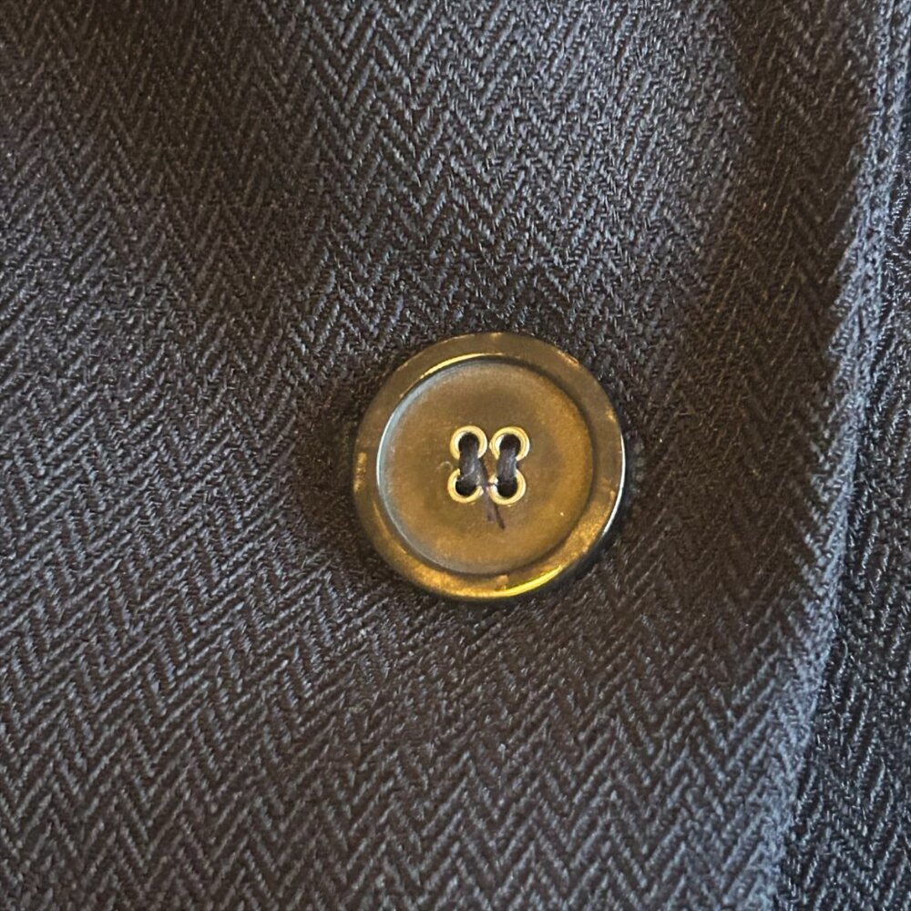 The Limited Navy Herringbone Blazer Size S Tailored Career Classic - Picture 6 of 12